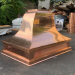 Copper roofing - chimney caps